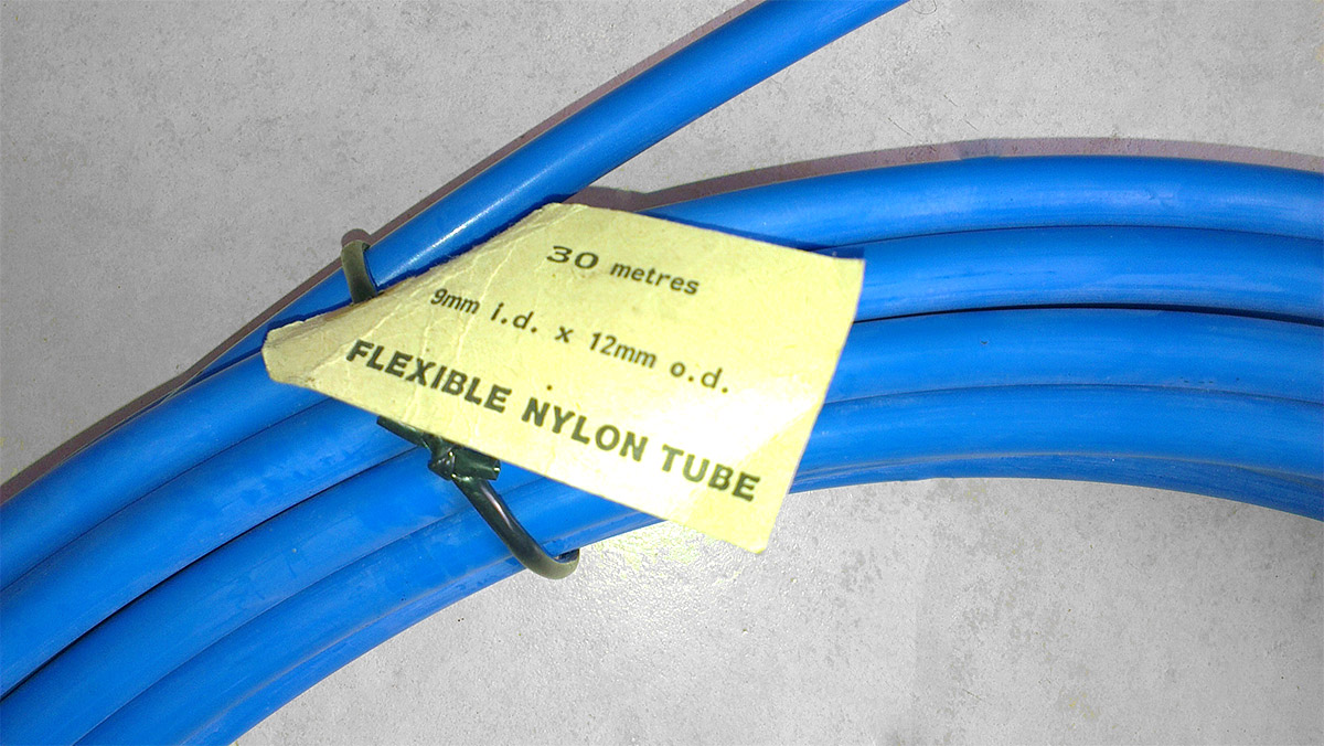 Blue Nylon Air Line Tubing - 30m Or 100m Coils, 4mm To 12mm OD (Unbranded/Generic)