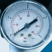 Marsh Bellofram Steel Case Pressure Gauges 0-60 PSI 1/8 Back